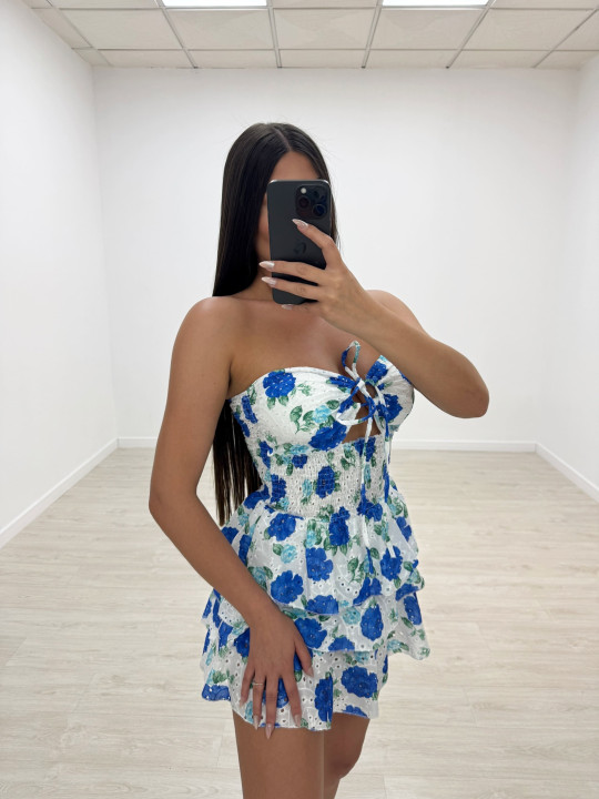 VESTIDO IBIZA AZUL AÑIL VESTIDO IBIZA AZUL AÑIL